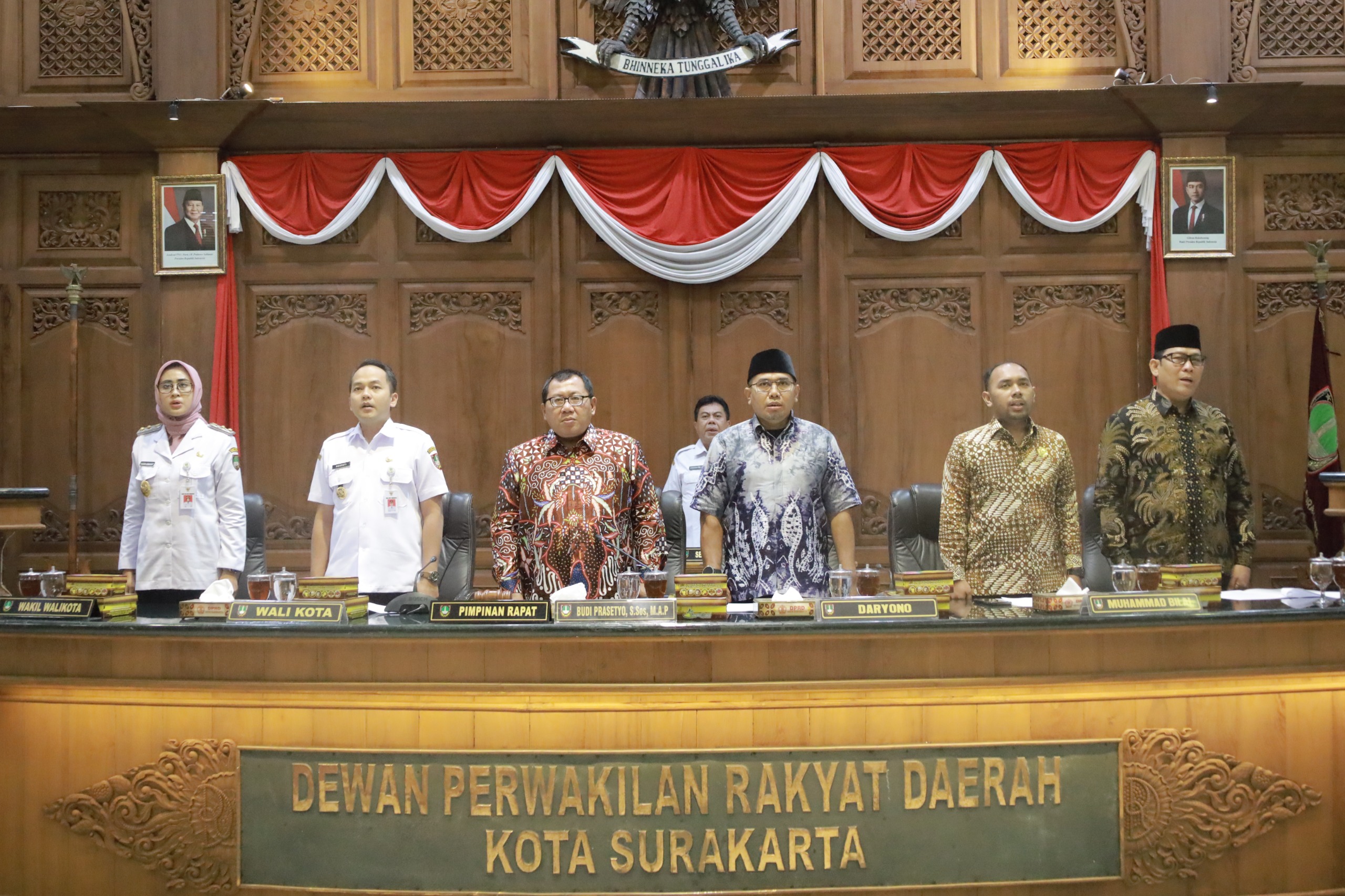 Paripurna DPRD Kota Solo soal Pembahasan RPJMD. (A Christian/Radar Solo)