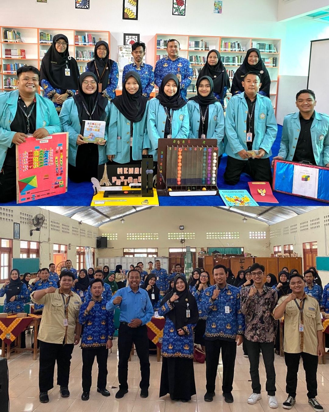 Kegiatan Sosialisasi dan Workshop Media Pembelajaran Nyata dan Maya dalam upaya meningkatkan motivasi belajar peserta didik dan variasi pembelajaran.