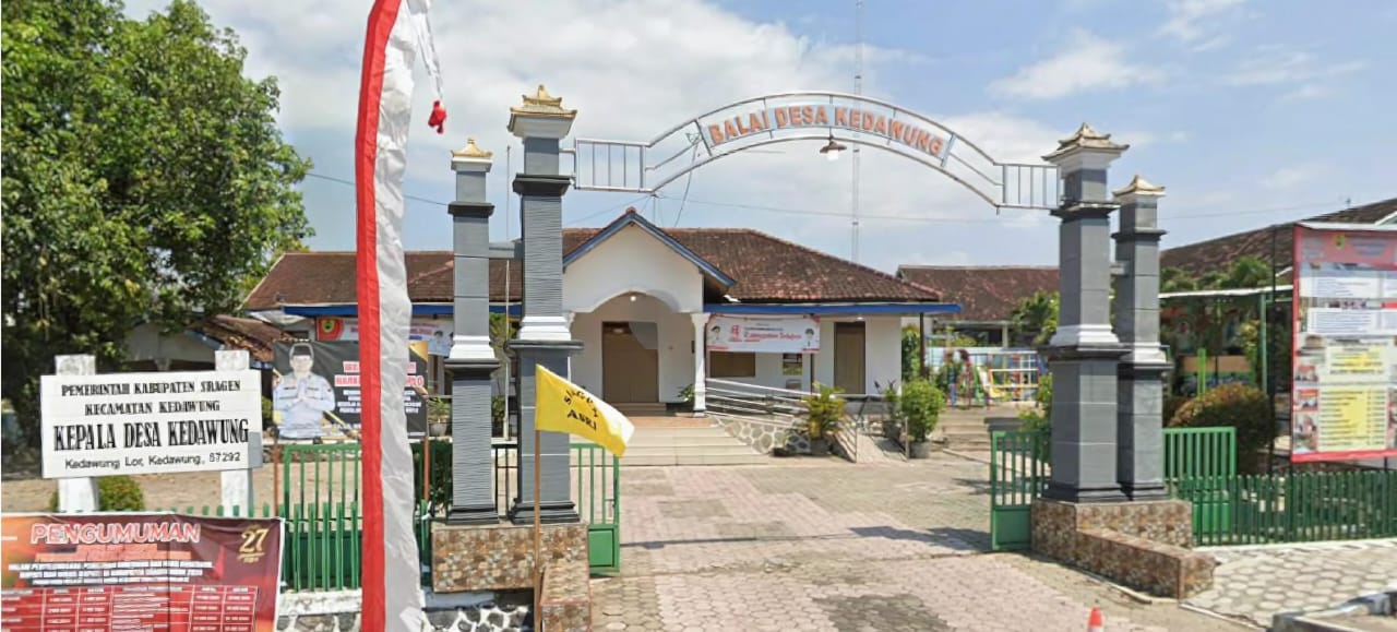 Kantor Desa Kedawung, Kecamatan Kedawung, Sragen. (Ahmad Khairudin/Radar Solo)