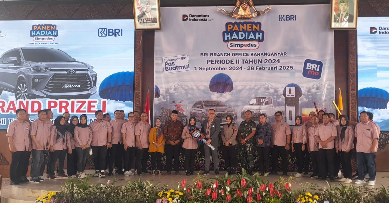 BRI Branch Office Karanganyar gelar Panen Hadiah Simpedes Periode II Tahun 2024 di Rumah Dinas Bupati Karanganyar, Sabtu (12/7/2025).