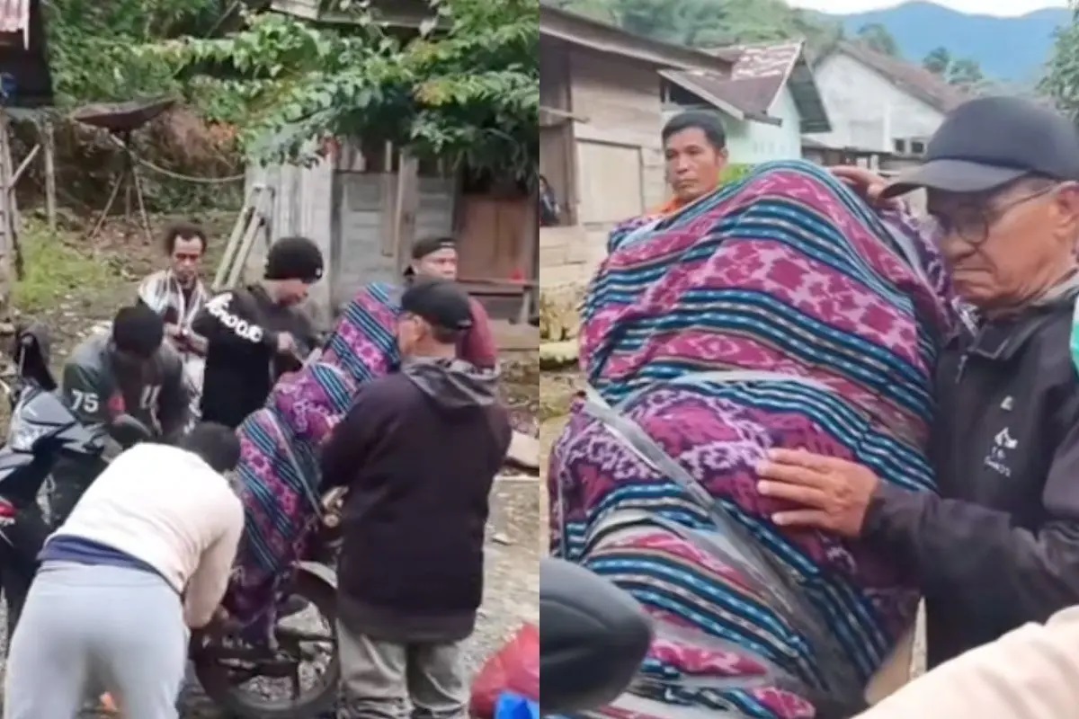 Jenazah ASN Ariel Sharon dibawa pakai motor ke makam karena jalan rusak. Bupati Donggala janji perbaiki akses kesehatan pedalaman.