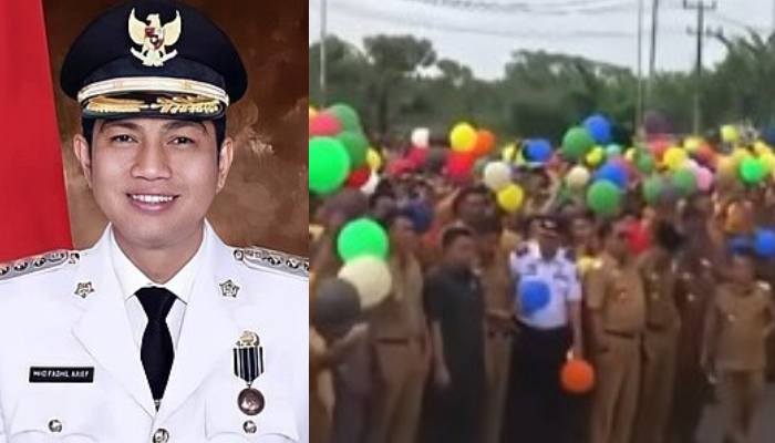 Bupati Batanghari Muhammad Fadhil Arief. Namanya jadi viral usai marah-marah gara-gara insiden pelepasan balon saat pelantikan PPPK.