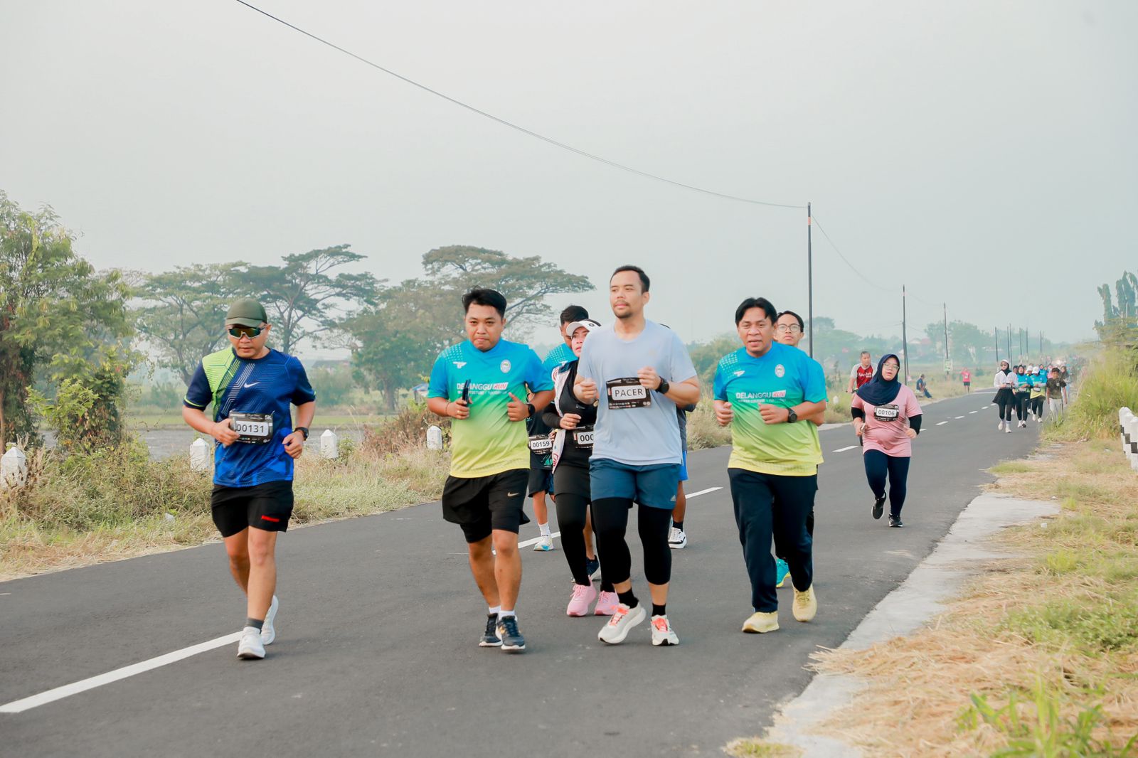 Wakil Bupati Klaten Benny Indra Ardhianto turut meriahkan Delanggu Run 5K