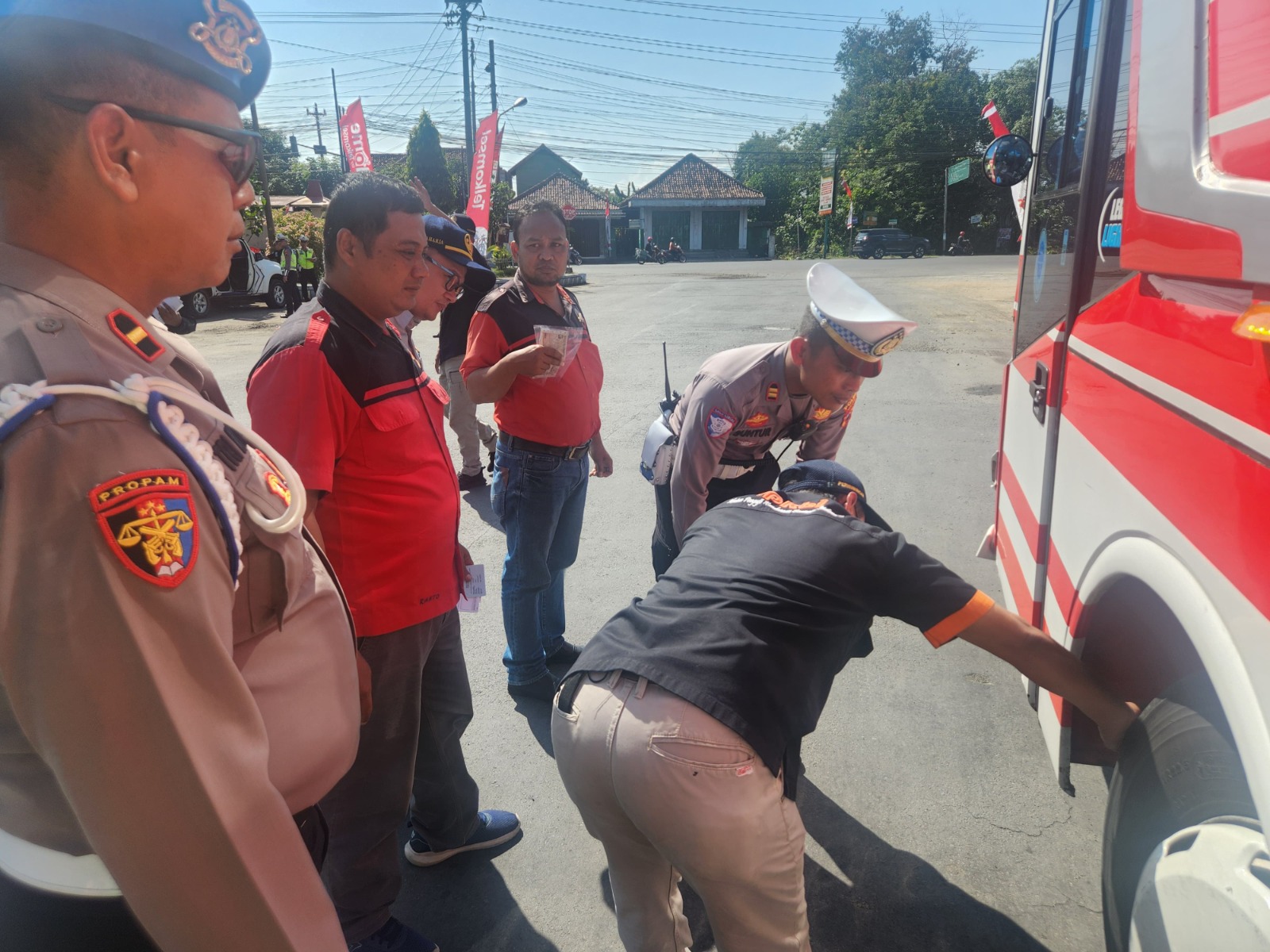 Operasi Patuh Candi 2025 yang digelar di Terminal Sukoharjo, Rabu (16/7/2025).
