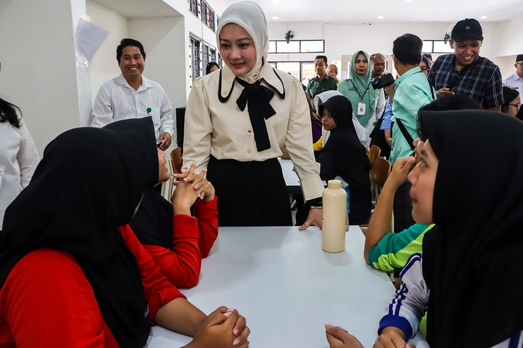 Komisi VIII DPR RI kunjungi Sekolah Rakyat di Kota Solo, Rabu (16/7/2025). (M Ihsan/Radar Solo)