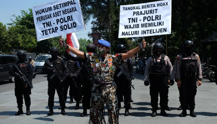 Salah satu aksi Kopral Bagyo yang digelar di Solo.