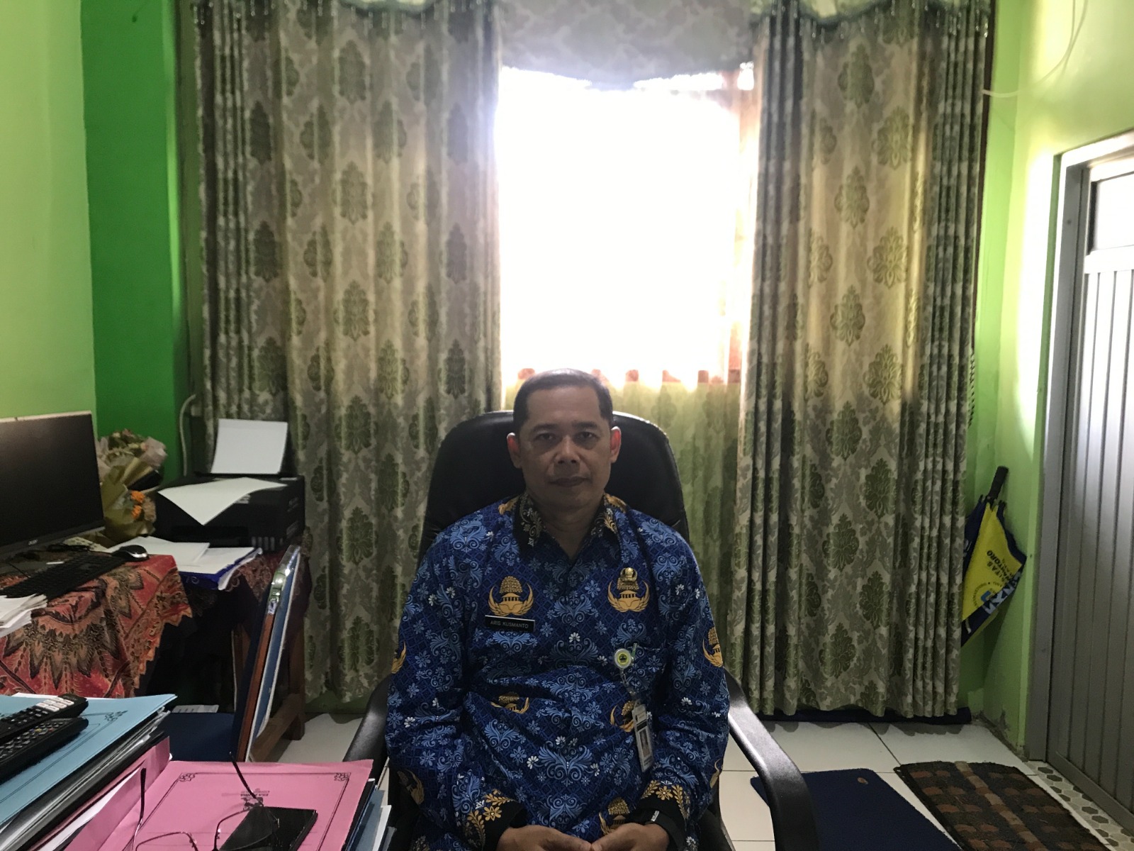 Kepala SMAN 1 Nogosari Aris Kusmanto.