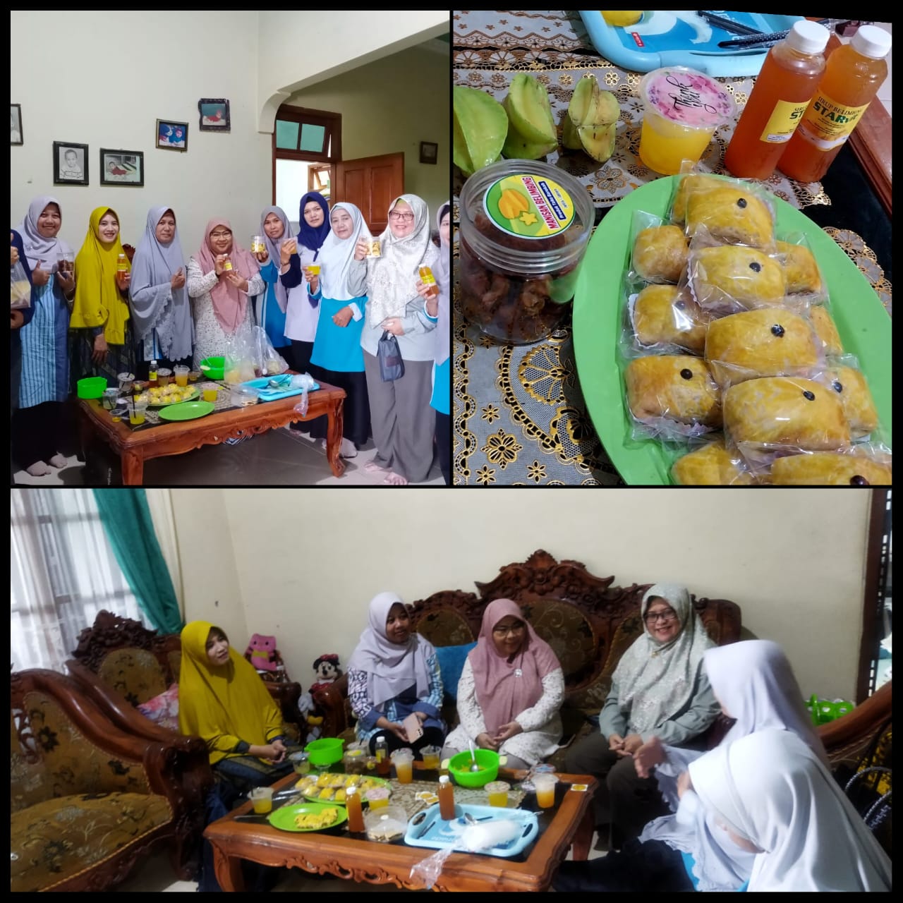 Tim pengabdian masyarakat dari Riset Grup Food Safety and Biotechnology UNS beri pendampingan pengolahan belimbing UKM Starvit di Jaten, Karanganyar.