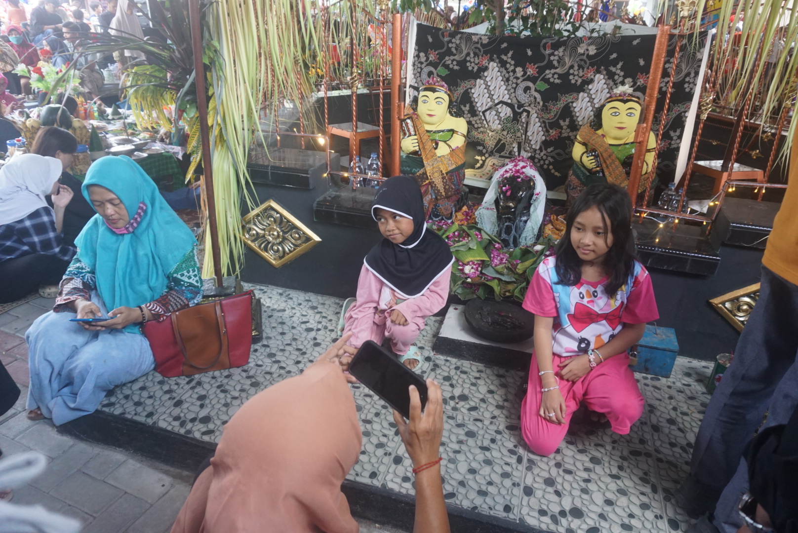 Punden di Dusun Tanjungsari, Desa Dlimas, Kecamatan Ceper, Klaten. (Angga Purenda/Radar Solo)