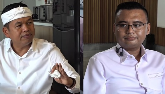 Gubernur Jabar Dedi Mulyadi dan sang putra Maula Akbar.