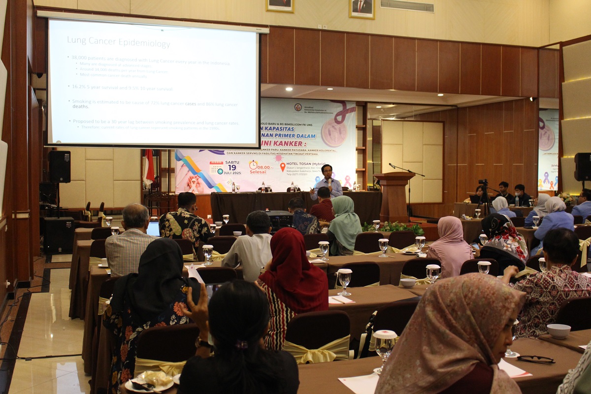 Dengan seminar tersebut ditargetkan meningkatkan kapasitas dokter layanan primer untuk deteksi dini kanker.