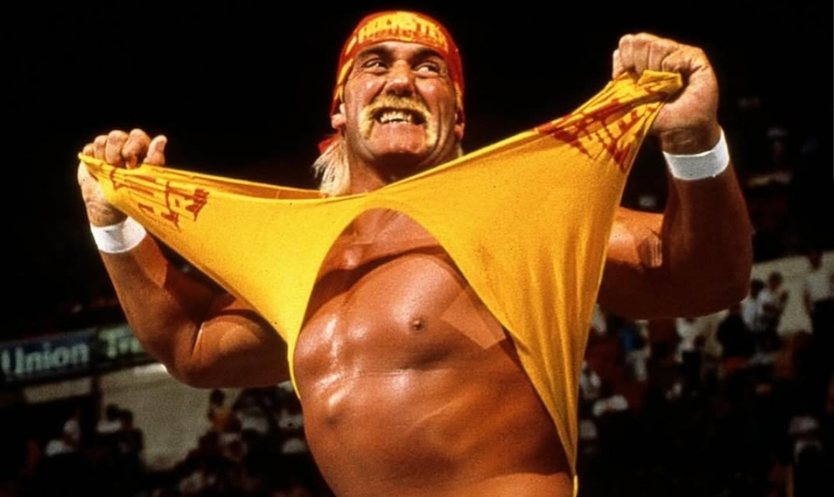 Hulk Hogan saat bermain di WWE