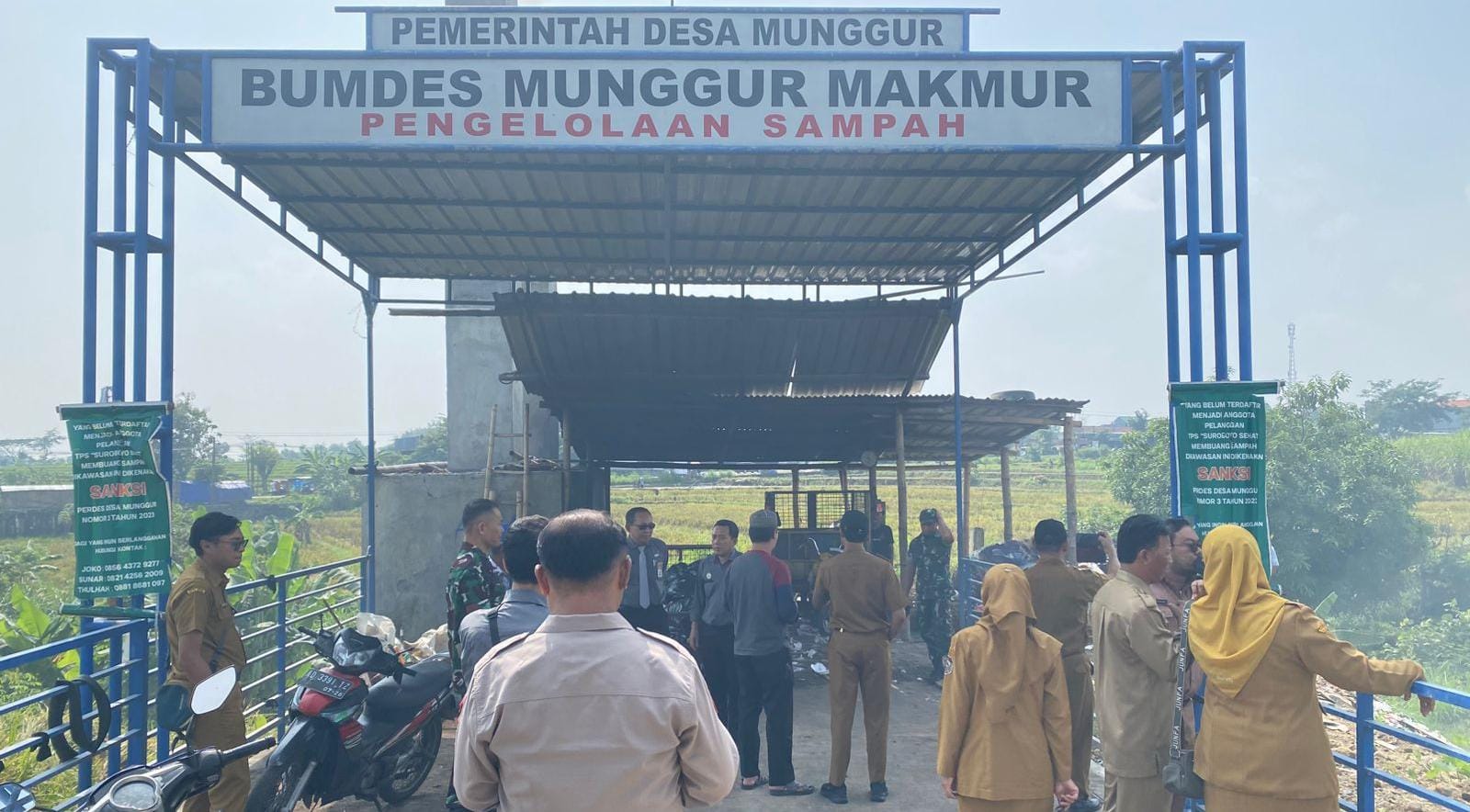 TPS Desa Munggur, Kecamatan Mojogedang, Karanganyar yang diadukan ke Ombudsman RI. (Rudi Hartono/Radar Solo)