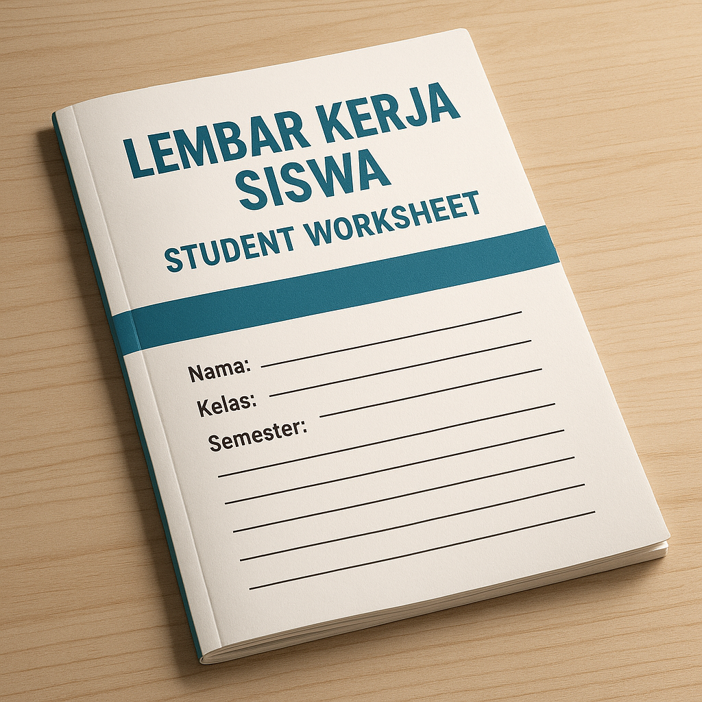 Ilustrasi Lembar Kerja Siswa (LKS).