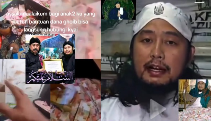 Postingan akun mengatasnamakan Kyai Syamsuddin yang mengkalim bisa berikan dana gaib pesugihan tanpa tumbal.