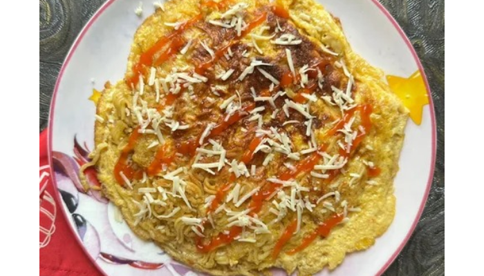 Martabak Mie Keju.