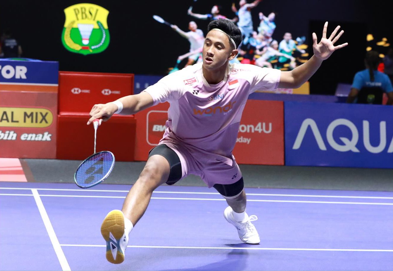 DUTA BANGSA: Alwi Farhan saat terjun di ajang Macau Open melawan Jason Gunawan.  &nbsp;