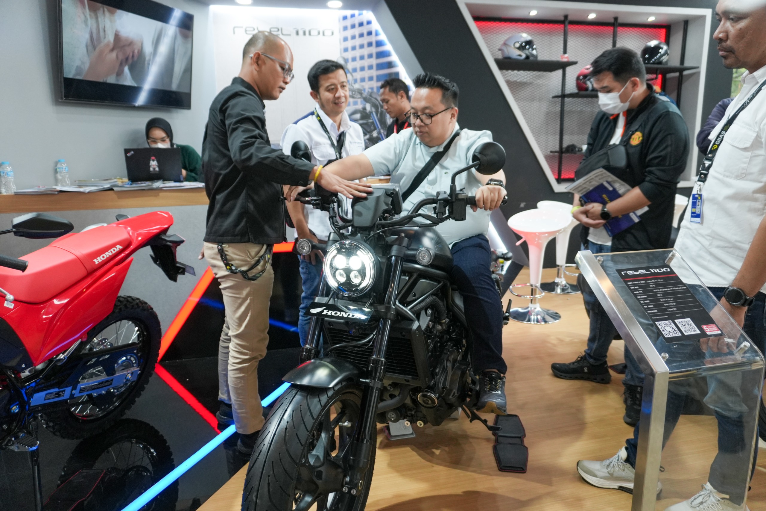 Big bike Honda di Honda PCX di ajang Gaikindo Indonesia International Auto Show (GIIAS) 2025.