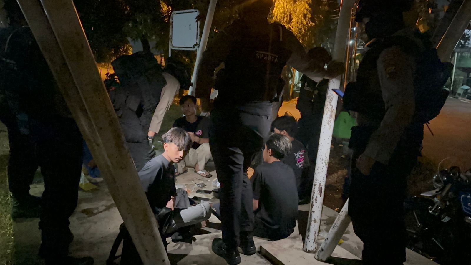 Tiga pemuda asal Grobogan diamankan Tim Sparta Polresta Solo.
