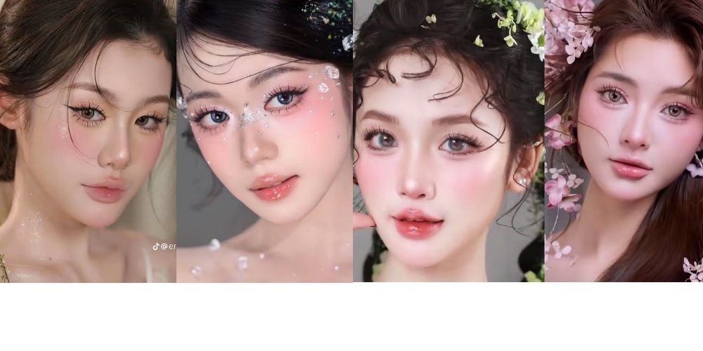 Ilustrasi make up zodiak Pisces.