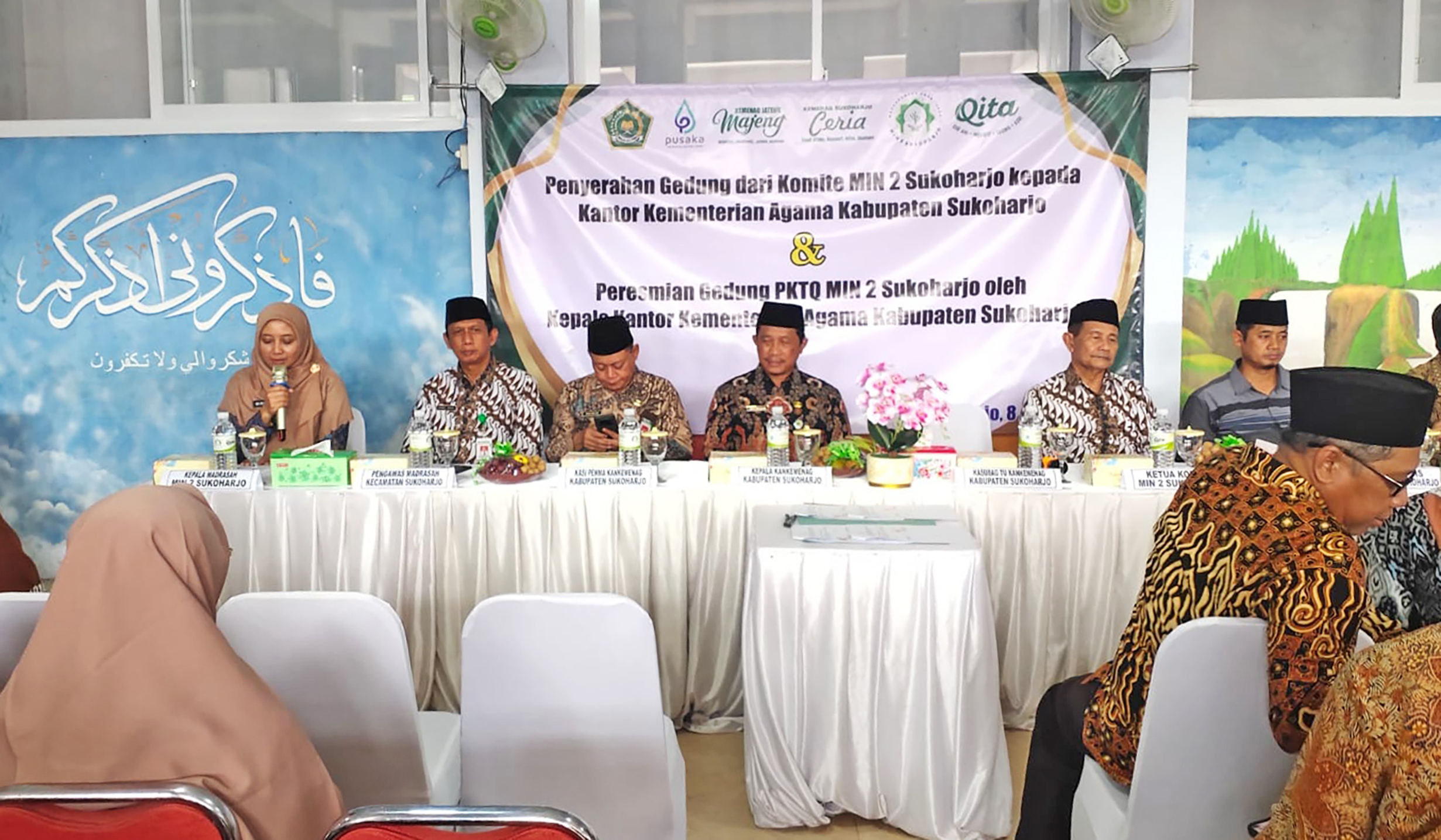 PEMAPARAN: Peresmian gedung PKTQ MIN 2 Sukoharjo,&nbsp;Jumat (8/8/2025)