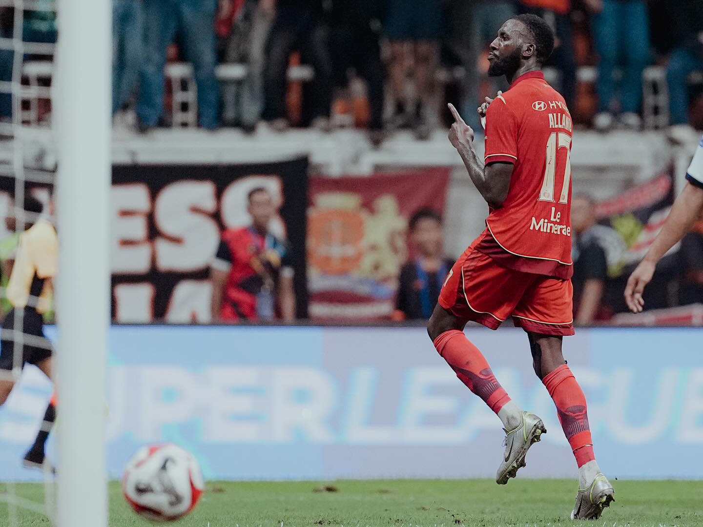 GACOR: Allano Lima sukses mencetak gol untuk Persija Jakarta ke gawang Persita Tangerang di Jakarta International Stadium, Minggu (10/8/2025).