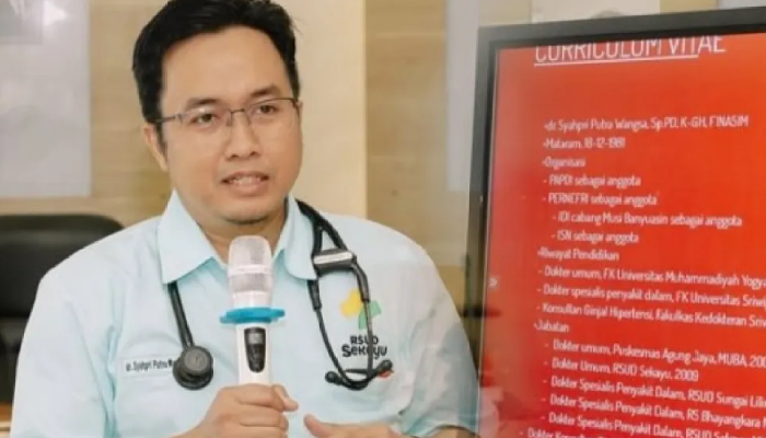 Dokter Syahpri Putra Wangsa, Sp Pd, KGH, FINASIM.