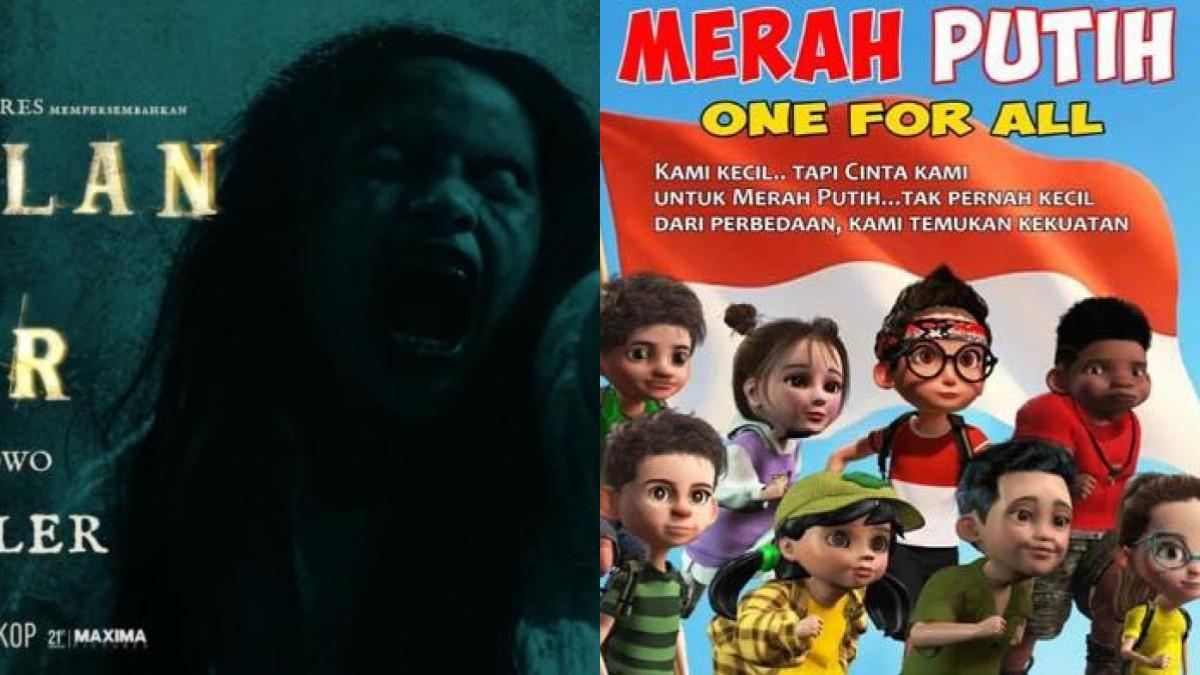 Empat film Indonesia rilis serentak 14 Agustus 2025, dari drama, horor, komedi, hingga animasi Merah Putih: One For All.
