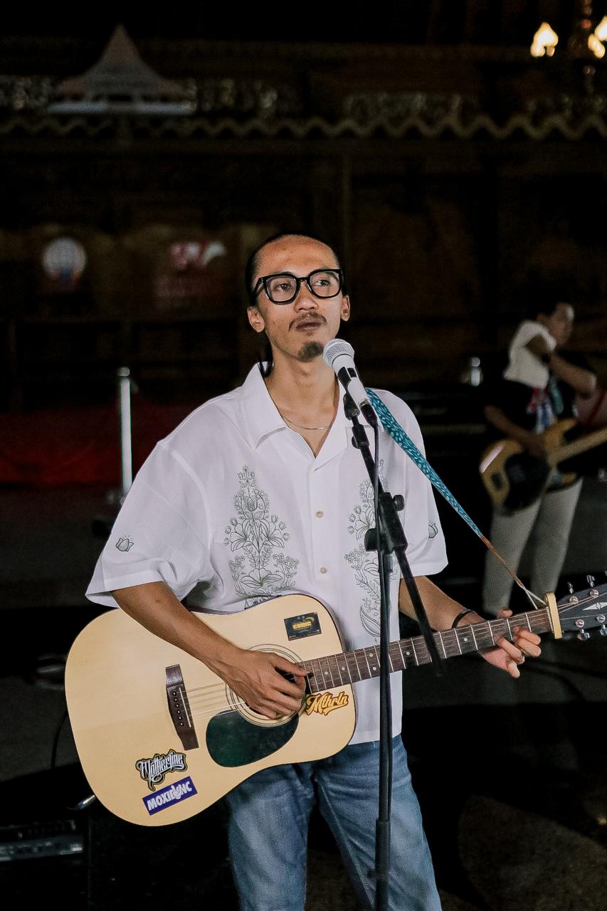 Risang Gotho saat unjuk gigi.