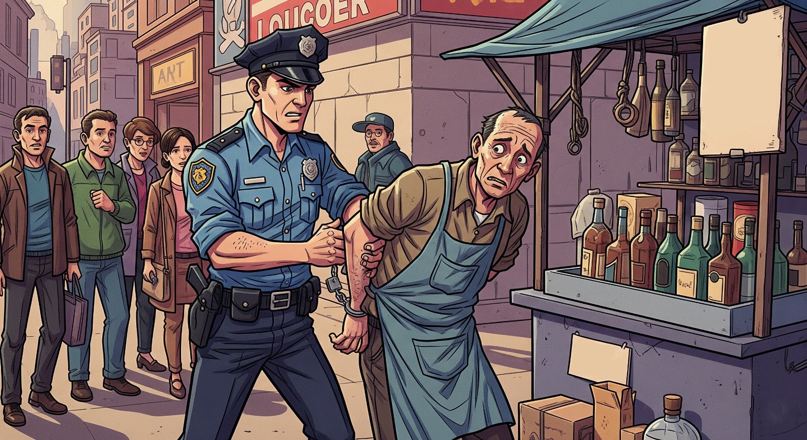 Ilustrasi pemasok miras diamankan polisi