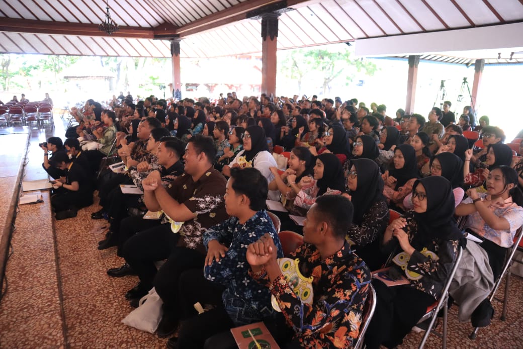 PENGAMBANGAN DIRI: Fakultas Seni Pertunjukan (FSP) ISI Surakarta menggelar kegiatan Pengenalan Kehidupan Kampus bagi Mahasiswa Baru (PKKMB) 2025 di Kampus I, Rabu (20/8).