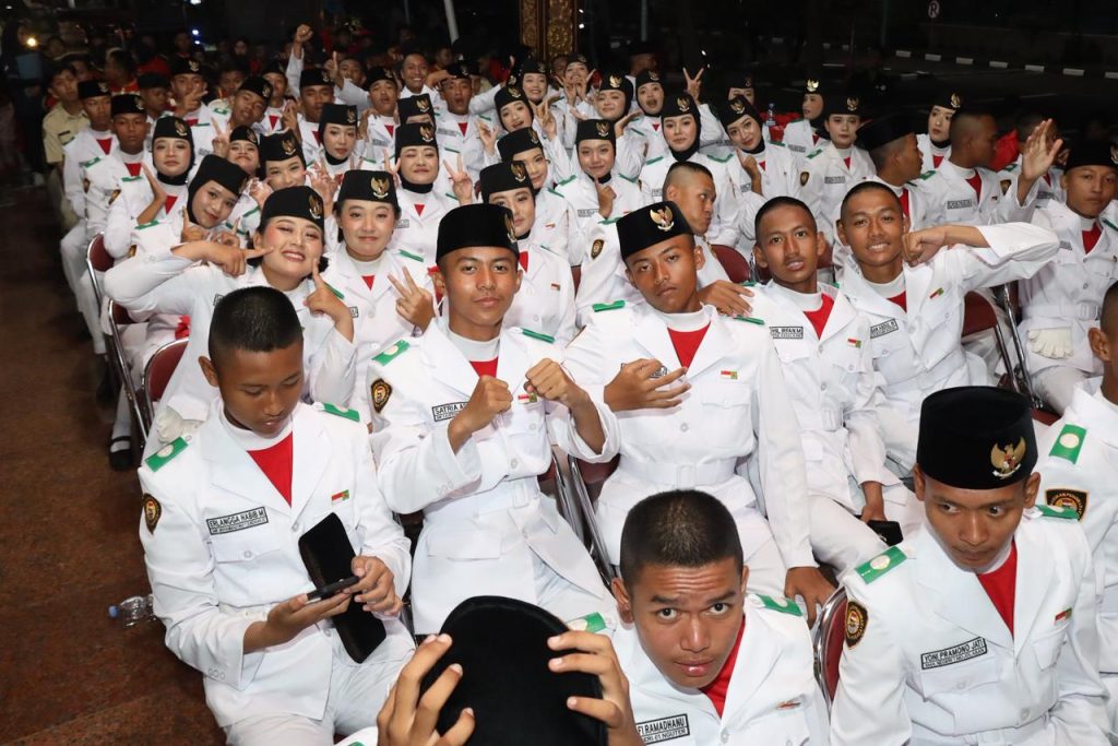 Ilustrasi Paskriba Kabupaten Sukoharjo hadiri perayaan HUT Ke-80 Kemerdekaan RI di Pendapa Graha Satya Praja, Minggu (17/8).