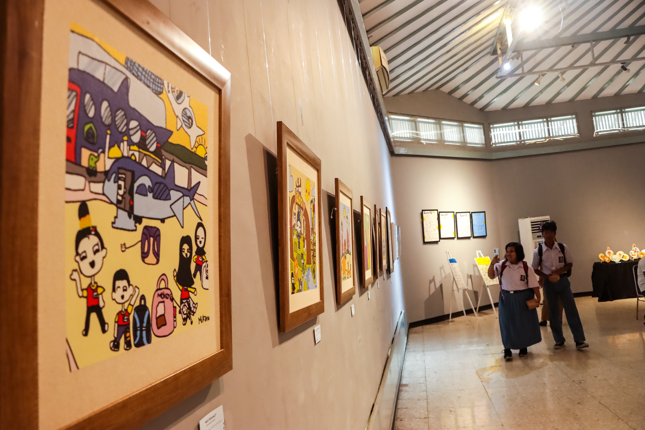 Pameran seni rupa yang digelar di Taman Budaya Jawa Tengah (TBJT) Solo.
