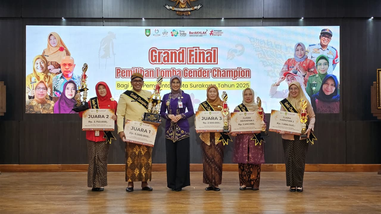 Grand Final Pemilihan Gender Champion di Balai Kota Solo, Kamis (28/8/2025). (Humas Pemkot Solo)