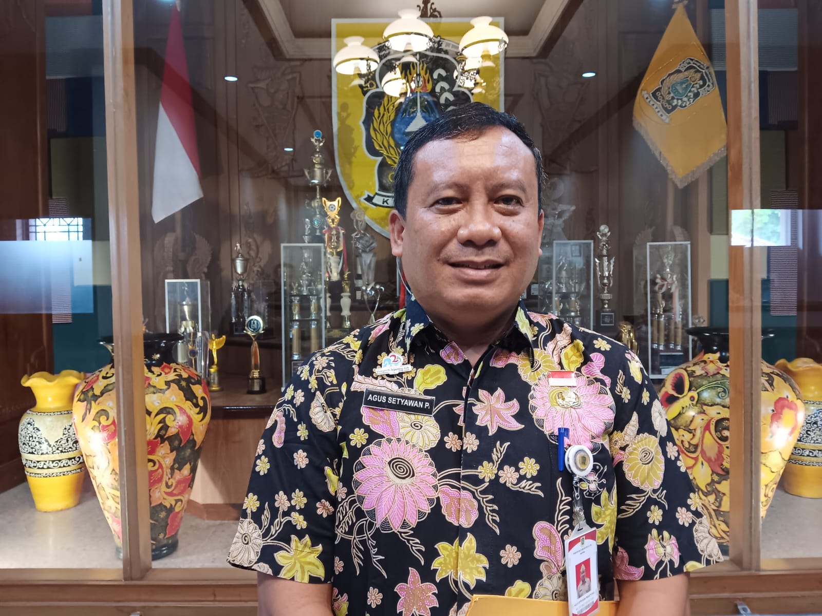 Kepala BKPSDM Klaten Agus Setyawan Prasetyoko. (Angga Purenda/Radar Solo)