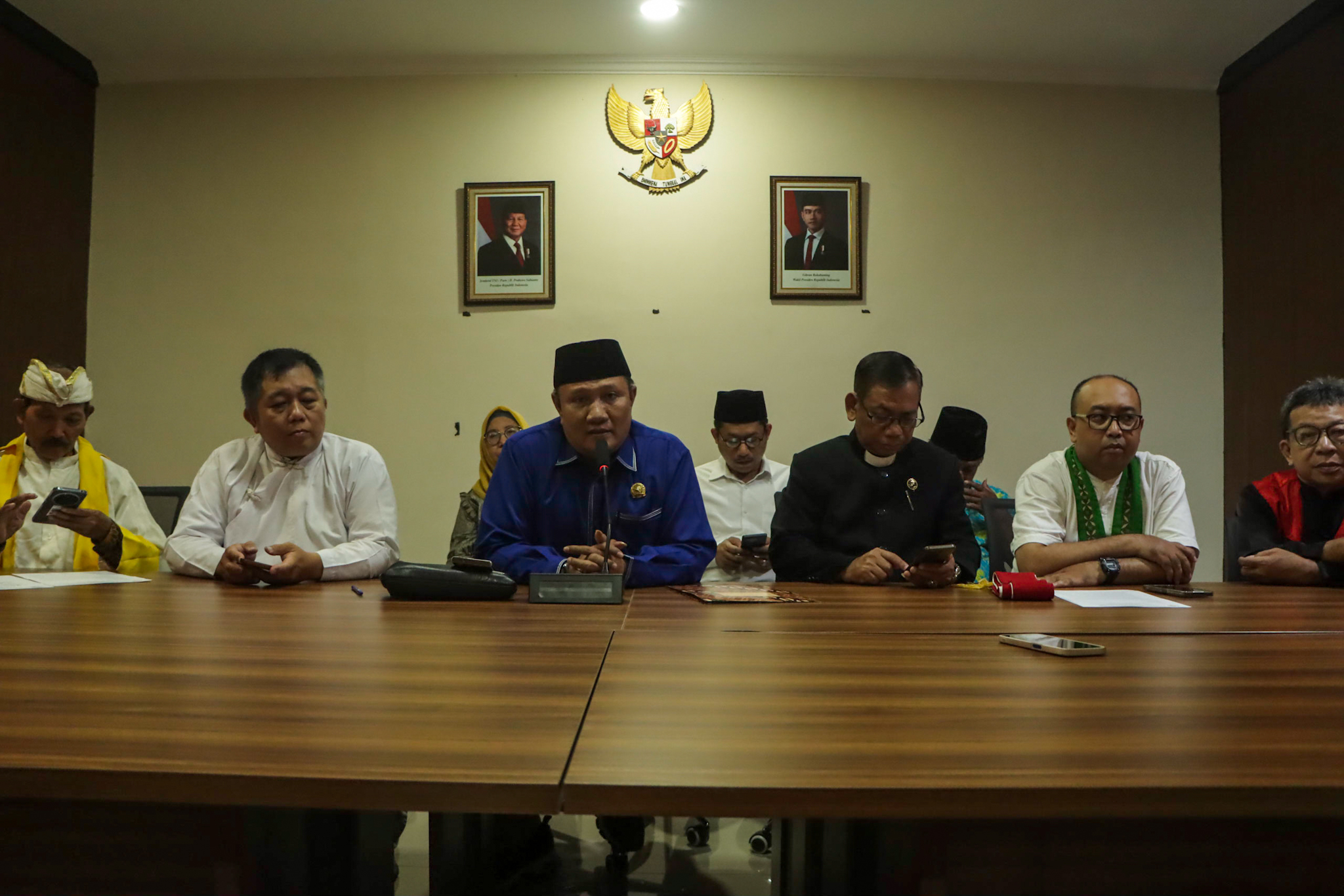 FKUB Surakarta menggelar jumpa pers, Sabtu (30/8).