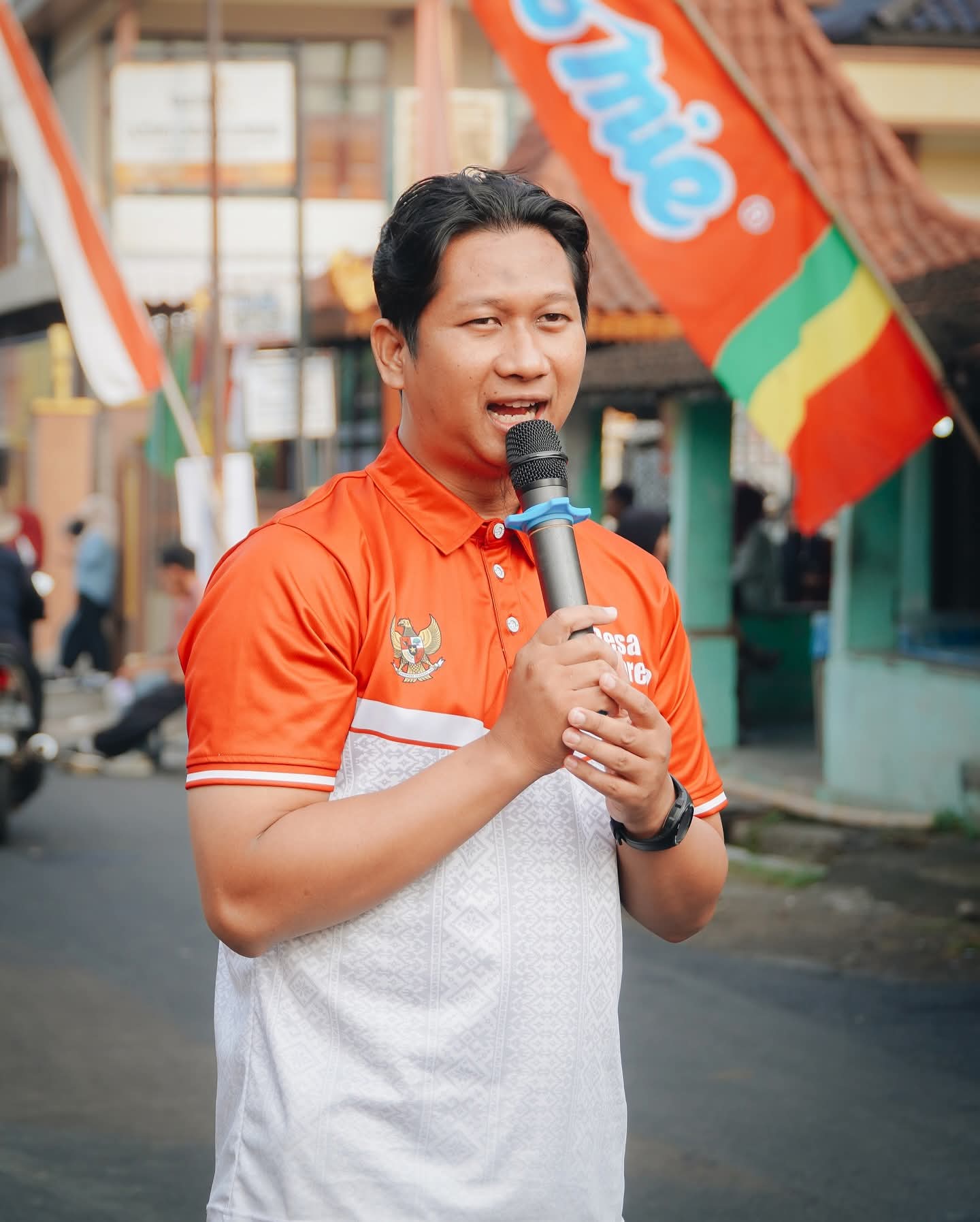 Orasi Kades Wonorejo Yusuf Aziz Rahma selaku penyelenggara Wonorejo Cup III.