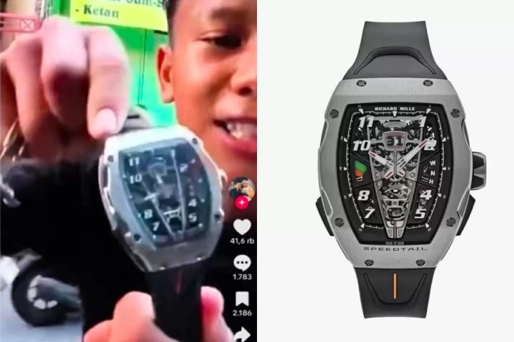 Remaja pamer jam Richard Mille Rp11,7 M hasil jarahan rumah Ahmad Sahroni. Kini aparat melacak dan ia terancam diciduk.