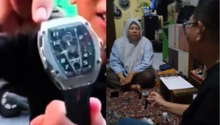 Sosok ibu yang minta anaknya kembalikan jam tangan mewah Richard Mille milik Ahmad Sahroni.