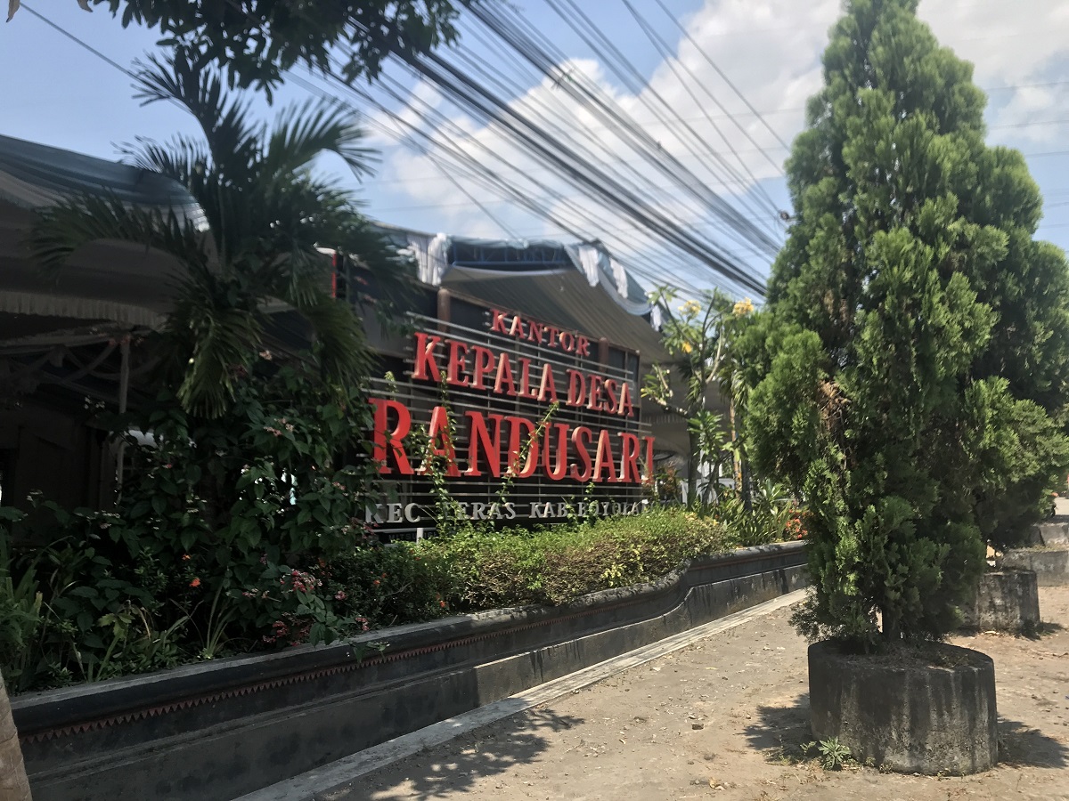 Kantor Kepala Desa Randusari, Kecamatan Teras, Boyolali.