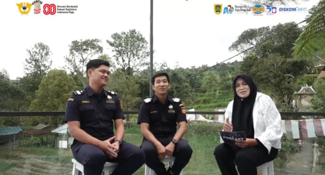 Kegiatan Podcast DBHCHT yang digelar oleh RSPD Klaten yang menghadirkan narasumber dari Bea Cukai Surakarta
