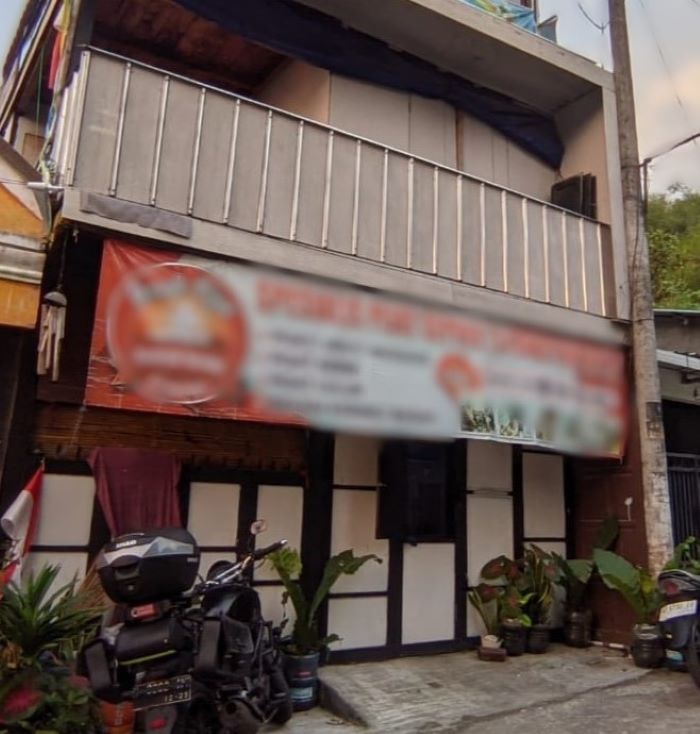 Rumah yang ditempati A di Kelurahan Giriwono, Kecamatan Wonogiri Kota.