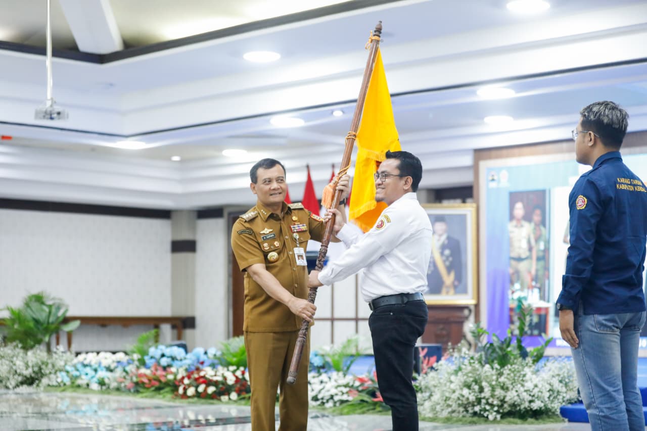 Gubernur Jateng Ahmad Luthfi kukuhkan Forum Pengurus Karang Taruna Jawa Tengah periode 2025-2030, Senin (8/9/2025).