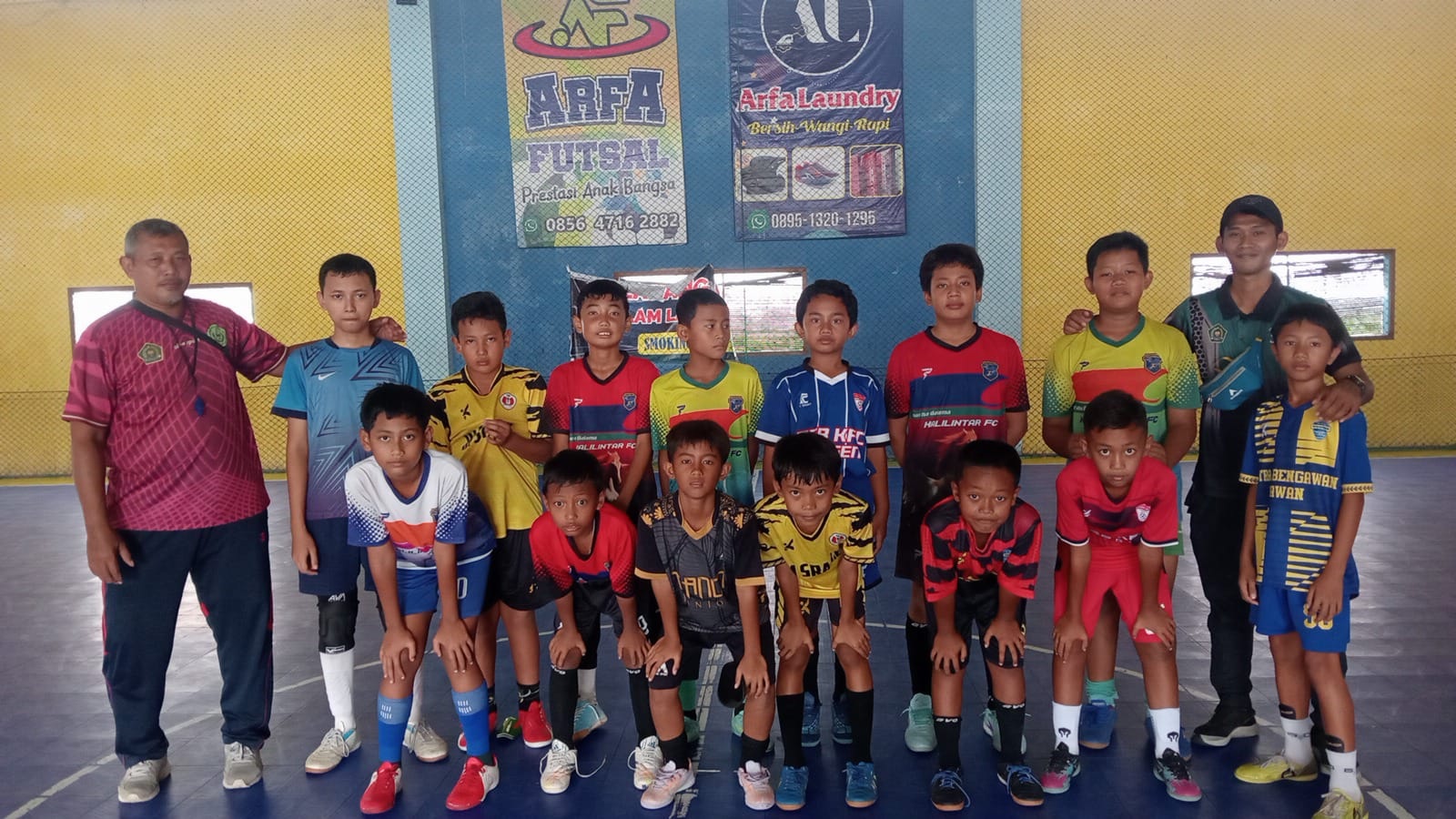 BERMENTAL BAJA: Skuad futsal MIN 9 Sragen yang siap terjun di ajang Jawa Pos Radar Solo Junior Kick Off 2025