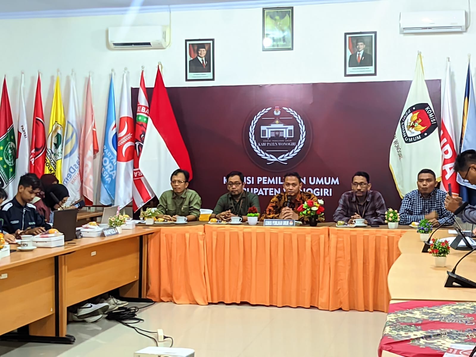 Forum diseminasi hasil penelitian invalid vote (suara tidak sah) yang digelar di kantor KPU Wonogiri, Selasa (9/9/2025).