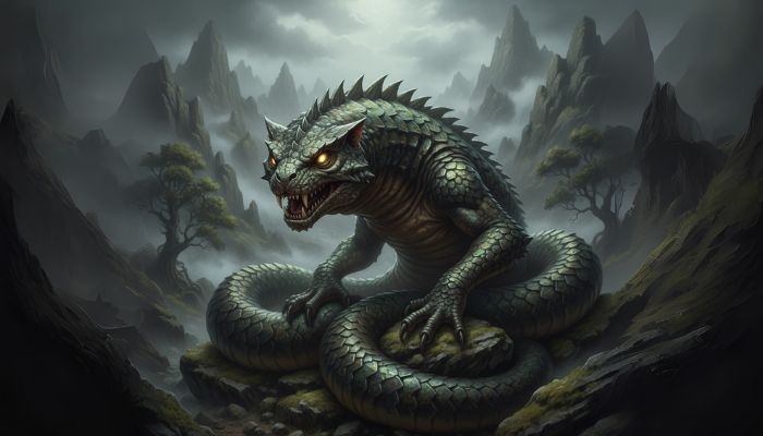 Ilustrasi Tatzelwurm