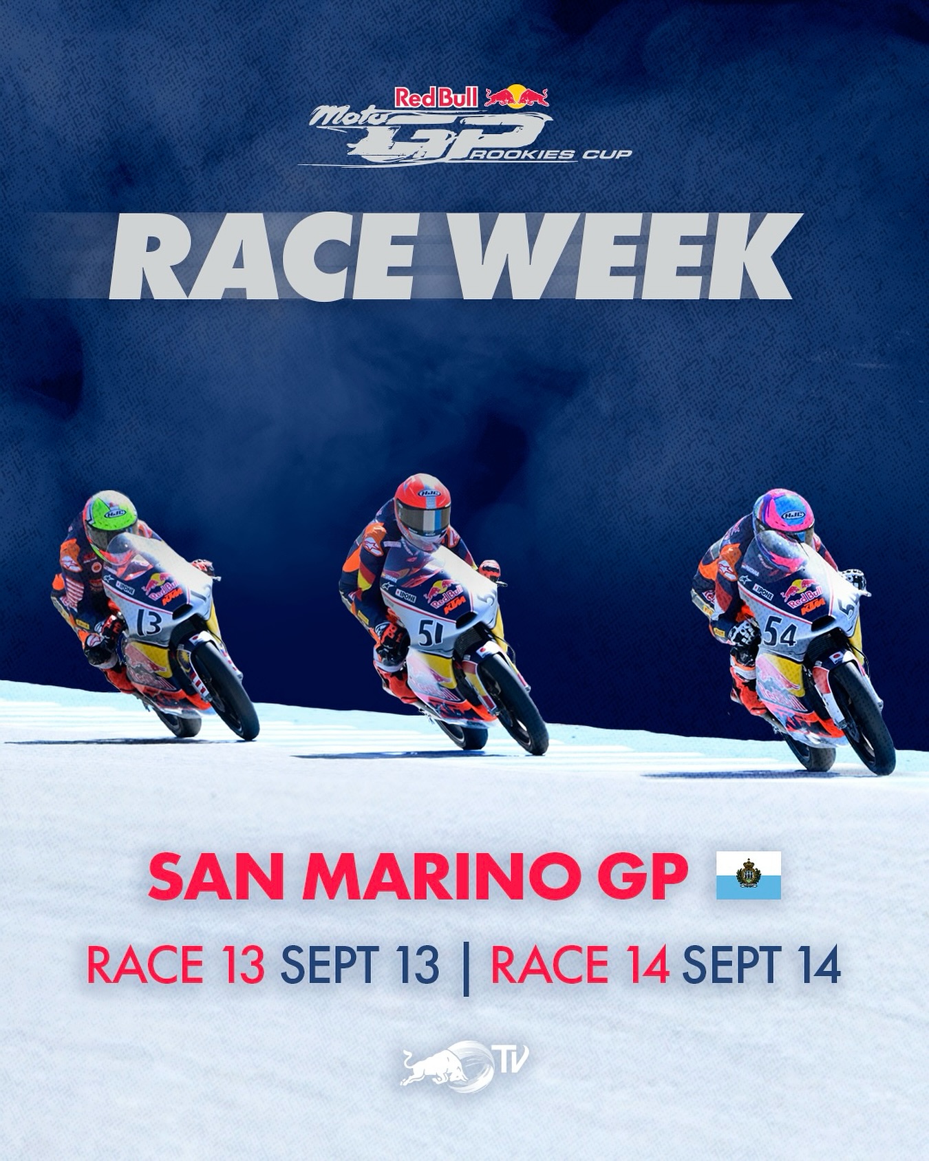 Pembalap IndonesiVeda Ega Pratama masih berpeluang rebut gelar di Seri terakhir Red Bull Rookies Cup San Marino 2025 , ini jadwal lengkapnya