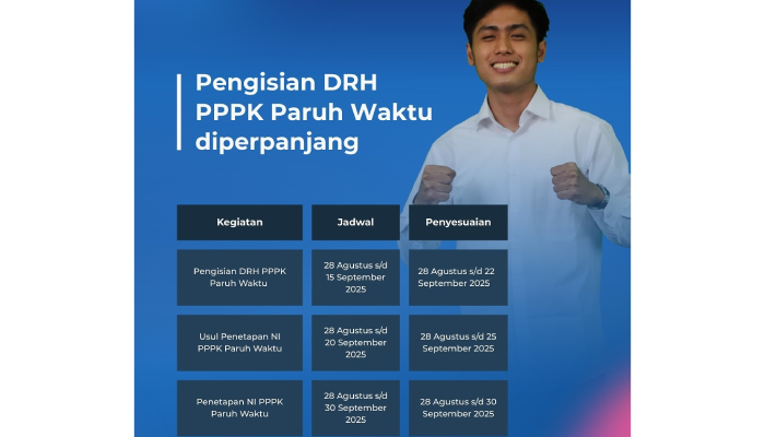Ilustrasi pengisian DRH PPPK Paruh Waktu.
