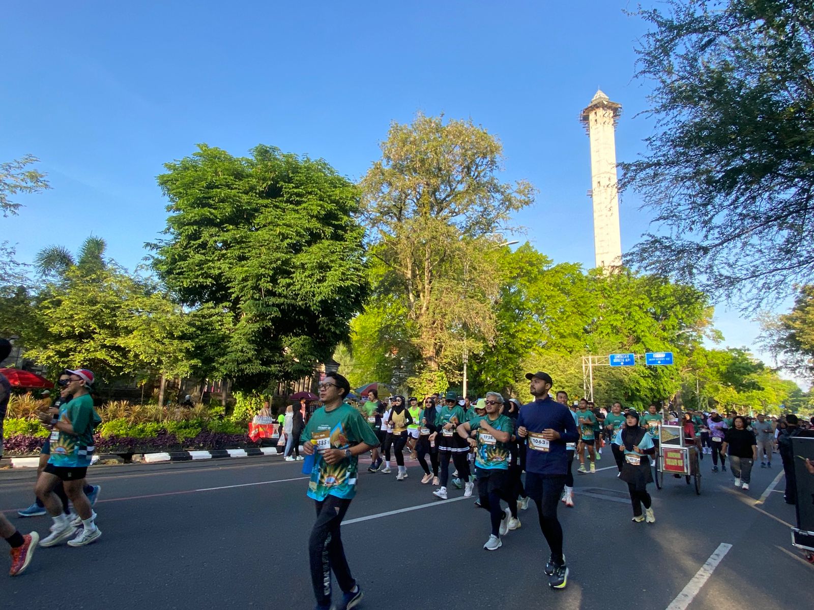 Bank Jateng Friendship Run Borobudur Marathon 2025 digelar di Jalan Slamet Riyadi, Minggu pagi (14/9/2025).
