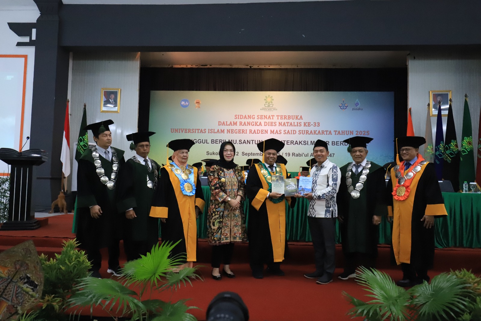 Bupati Sukoharjo Etik Suryani hadiri Dies Natalis Ke-33 UIN Raden Mas Said, Jumat (12/9).